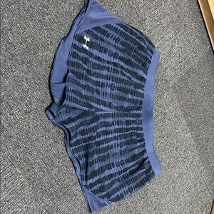 Under Armour Navy & Black Wave-Print Running Shorts